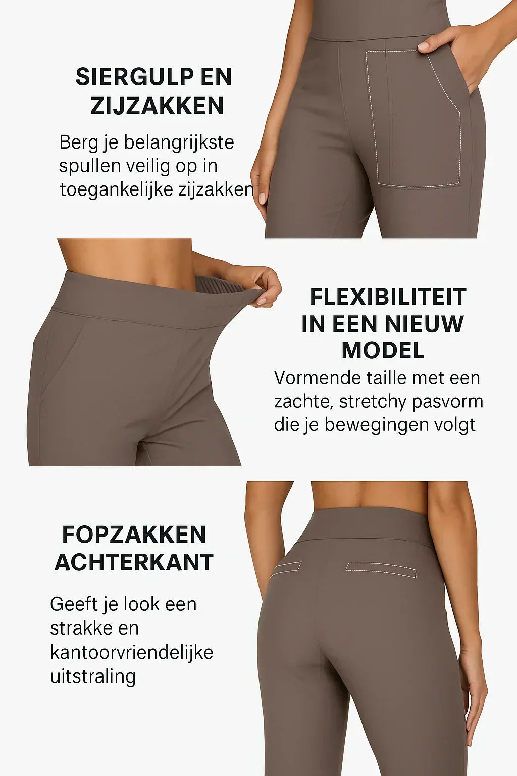 Elodie™ | Elegante Hose aus weichem Jersey