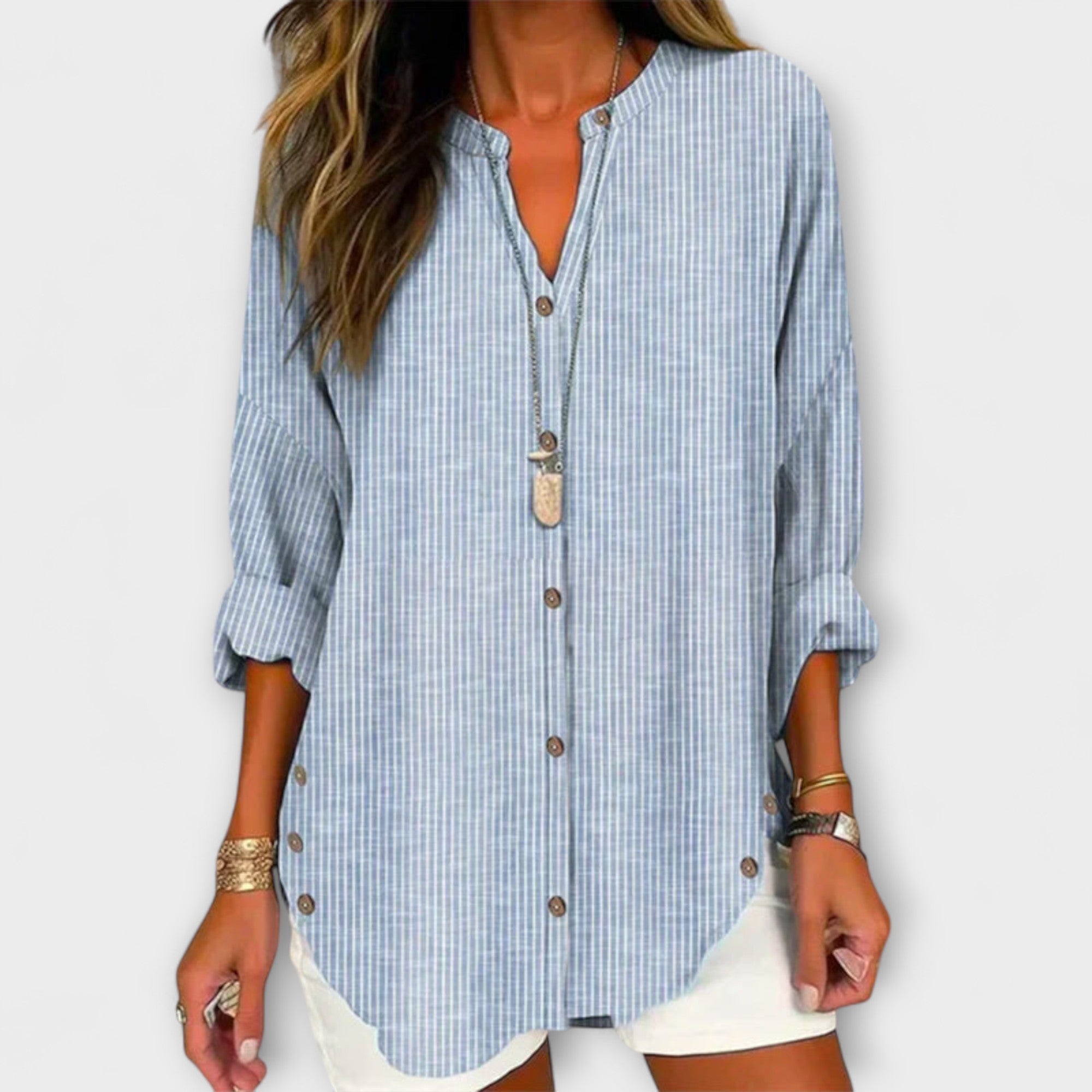 Giuseppina™ | V-Neck Streifen Top