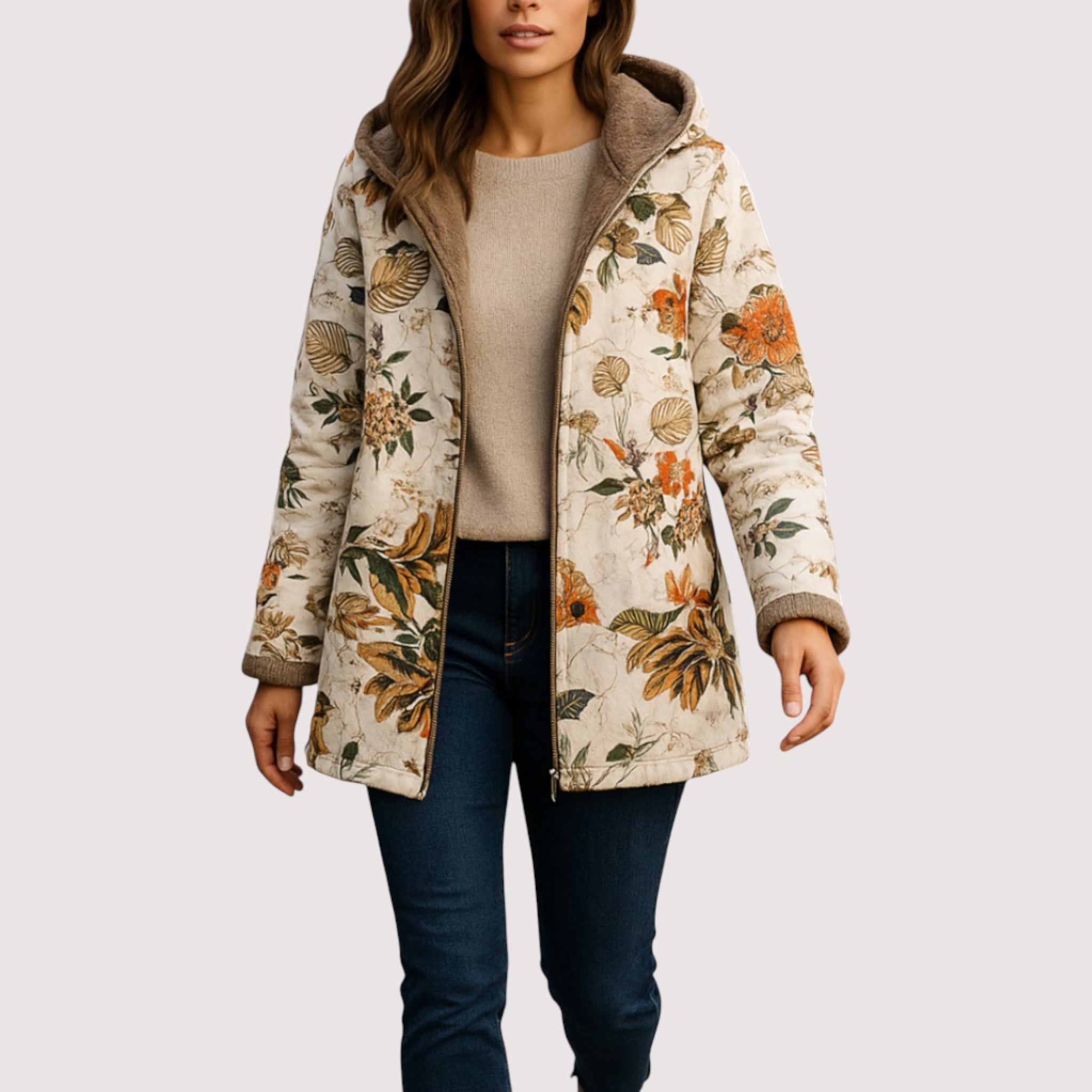 Philippa™ | Warme Jacke mit Fleecefutter